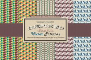 Download Retro Inspired Vector Patterns - Vector Collection