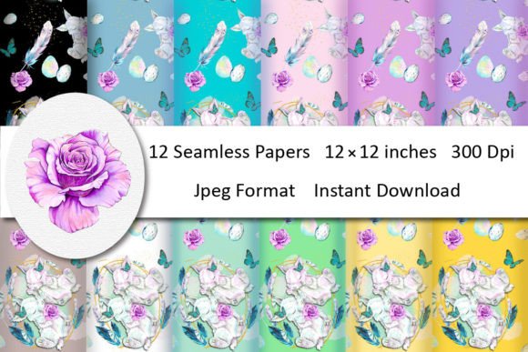 Download Watercolor Easter Digital Paper, JPEG - Jpeg Collection
