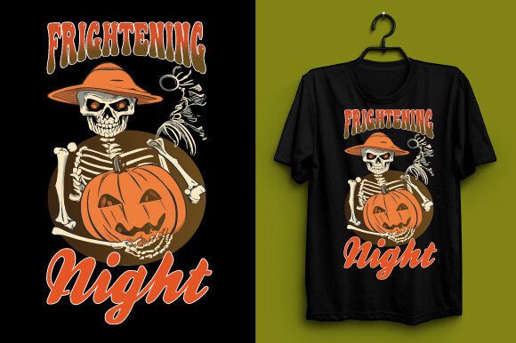 Download Frightening Halloween Vector Tshirt - Vector Collection