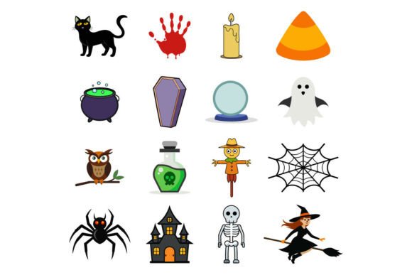 Download Halloween Vector Image Icon Set - Vector Collection