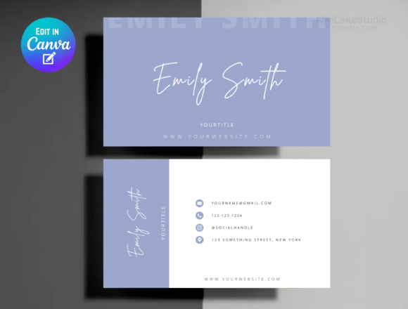 Download Printable Business Card Template Canva - Printable business card Collection