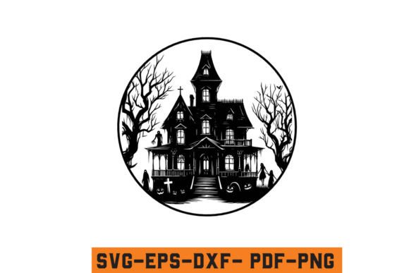Download Halloween Haunted House Vector SVG File - Vector Collection