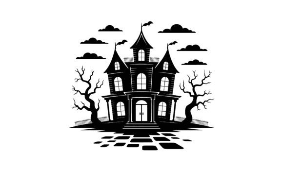 Download Spooky Haunted House Vector - Vector Collection
