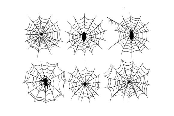 Download Spider Silhouettes, Cobwebs Vector Art - Vector Collection