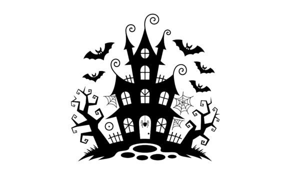 Download Spooky Halloween Haunted House Vector - Vector Collection