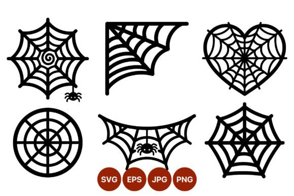 Download Spiderweb Halloween Vector Set - Vector Collection