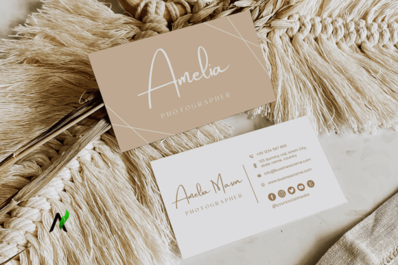 Download Printable Business Card Canva Template - Printable business card Collection