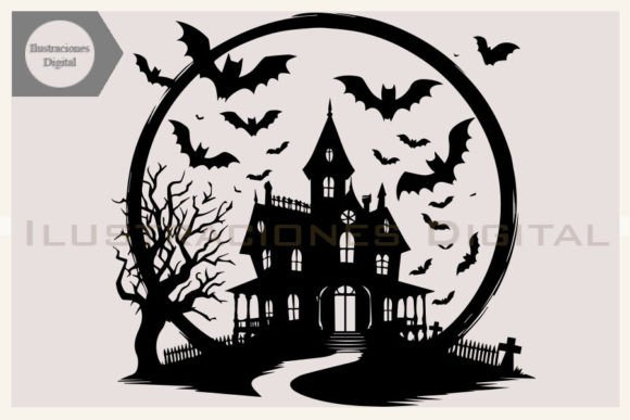 Download Halloween Haunted House Vector Clipart - Vector Collection