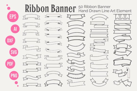Download Ribbon Banner Label &amp; Decorative Vector - Premium Resources
