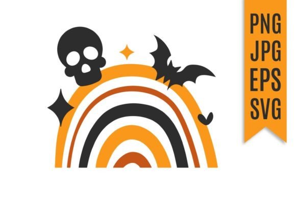 Download Rainbow Halloween Vector Illustration - Vector Collection