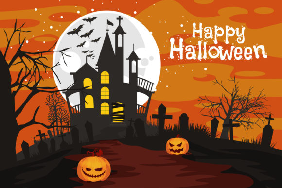 Download Halloween Haunted House Vector - Vector Collection