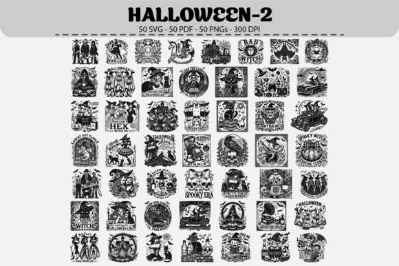 Download Halloween Vector Clipart – 50 Designs - Vector Collection