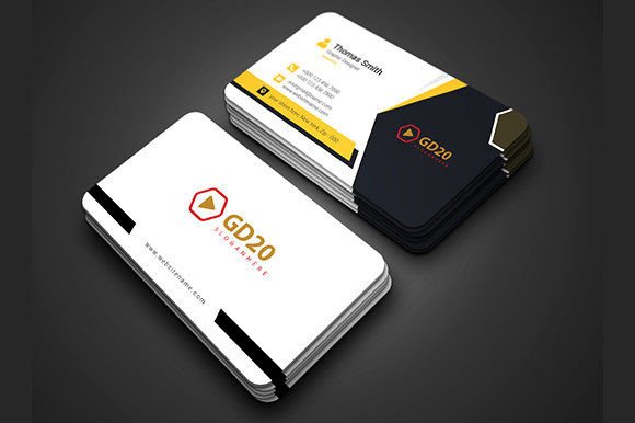 Download Printable Business Card Design Template - Printable business card Collection