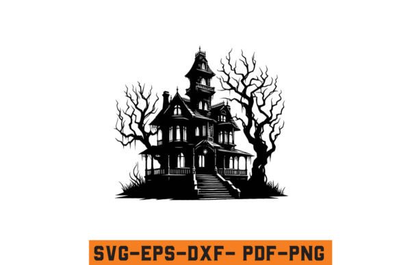 Download Halloween Haunted House Vector SVG File - Vector Collection